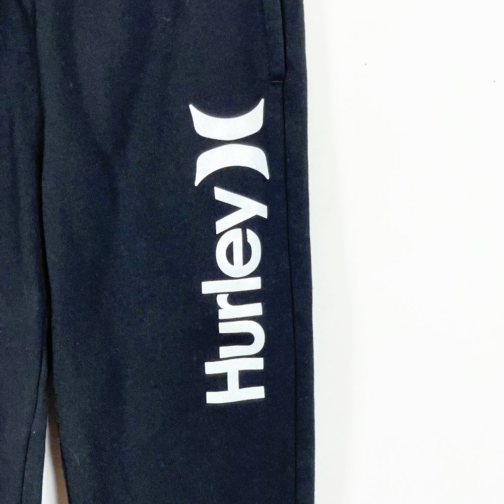 Hurley Boys Black Pull On Joggers Size 14/16 - Picture 2 of 7